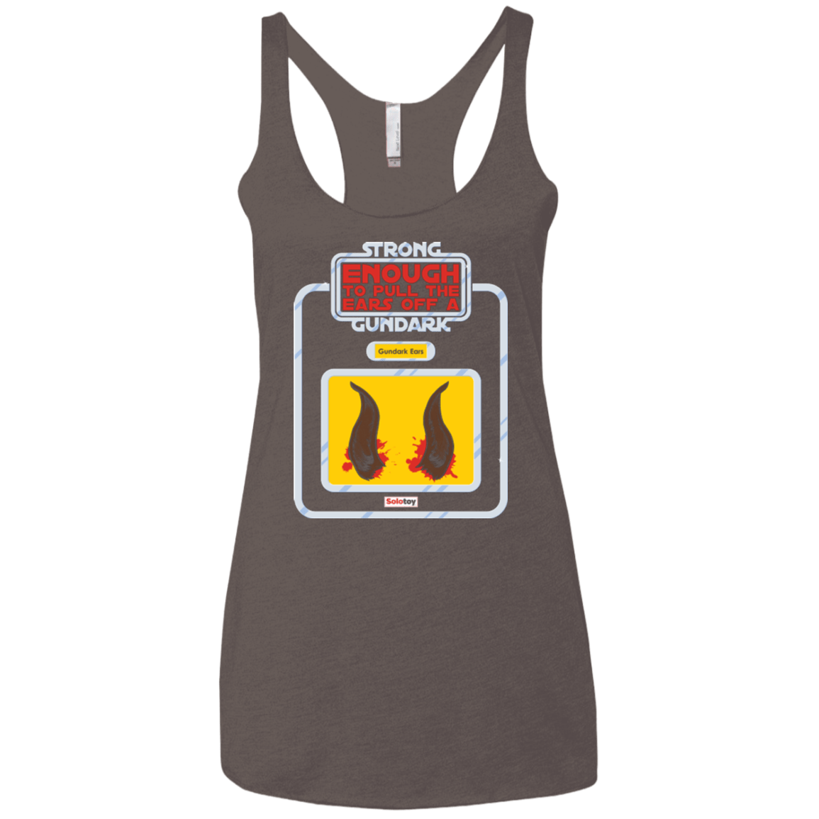 T-Shirts Macchiato / X-Small Gundark Ears Women's Triblend Racerback Tank