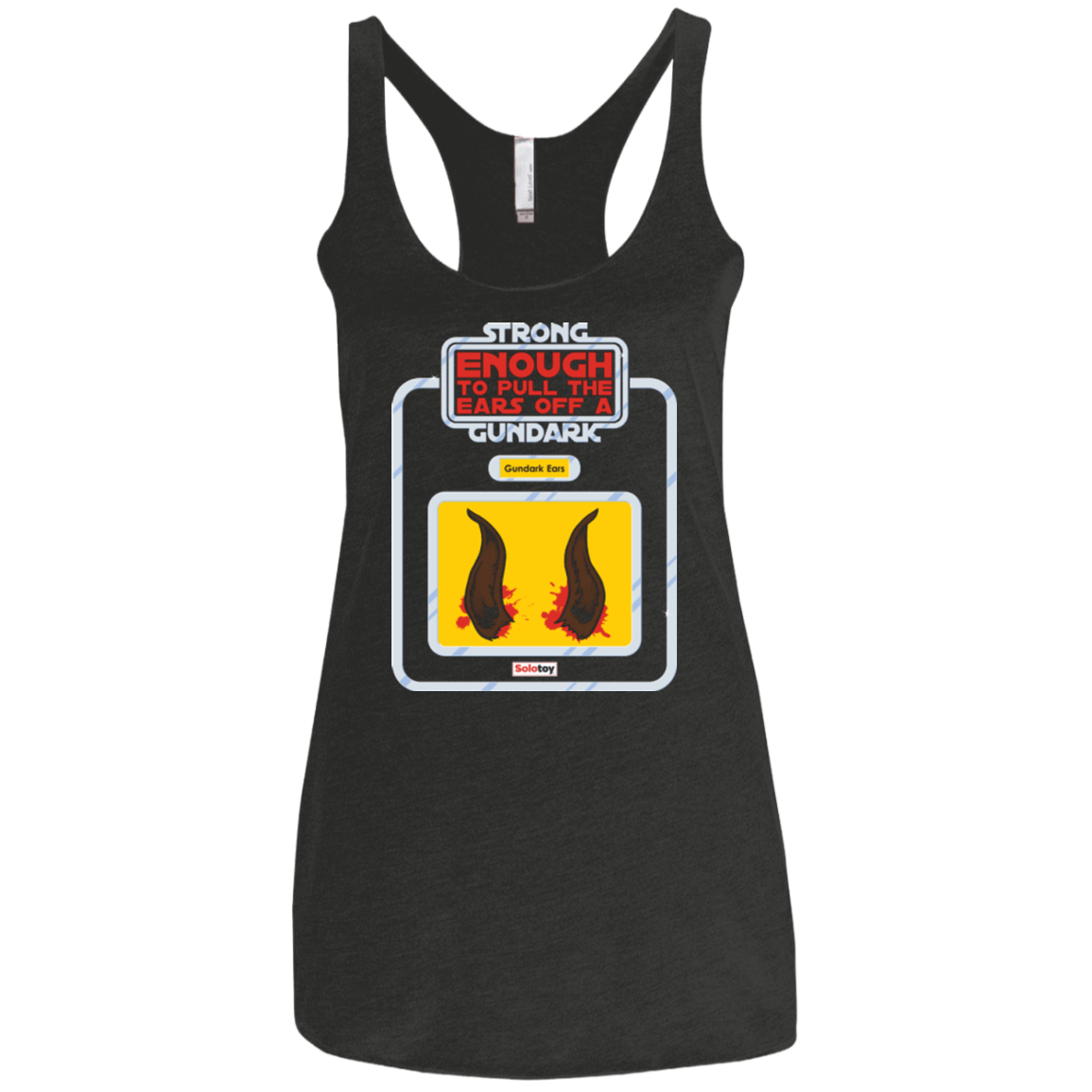 T-Shirts Vintage Black / X-Small Gundark Ears Women's Triblend Racerback Tank