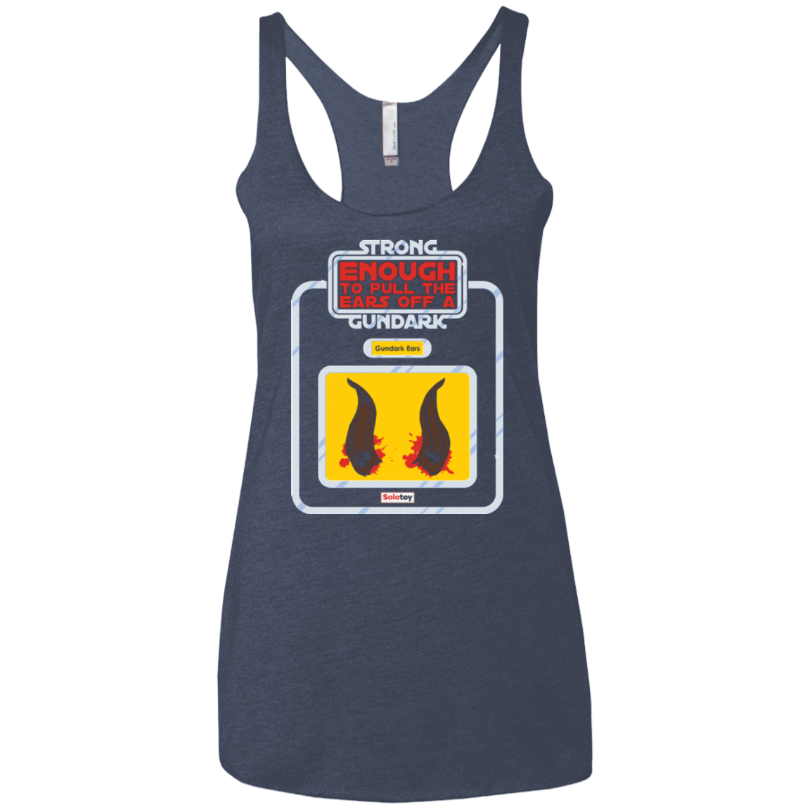 T-Shirts Vintage Navy / X-Small Gundark Ears Women's Triblend Racerback Tank