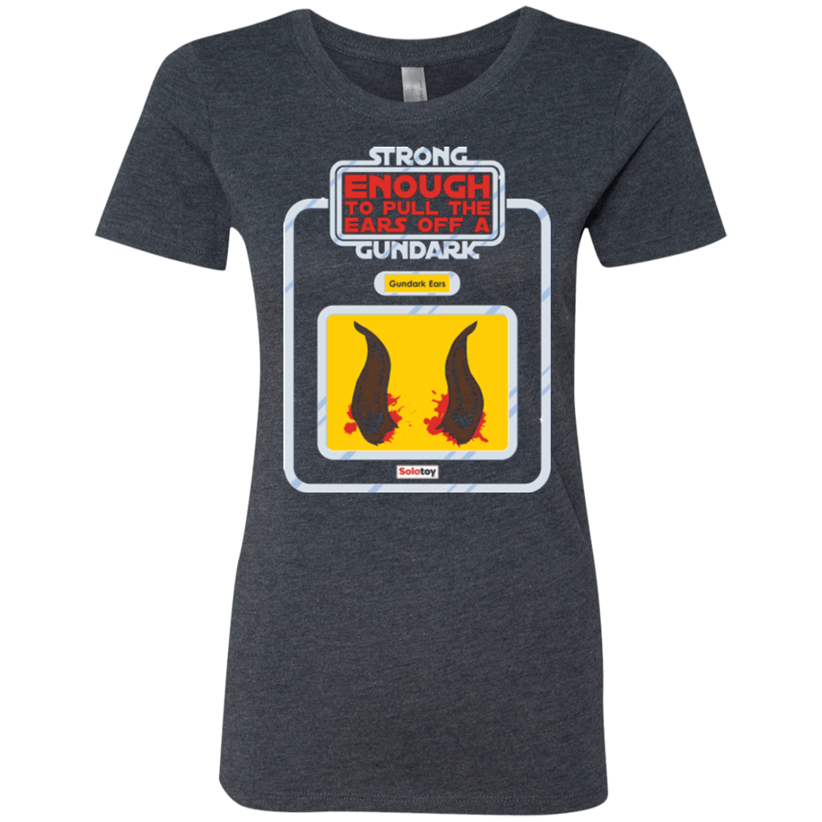 T-Shirts Vintage Navy / Small Gundark Ears Women's Triblend T-Shirt