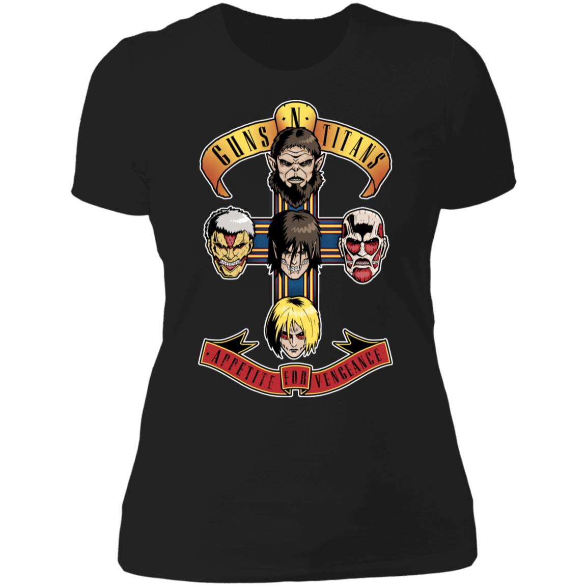 T-Shirts Black / X-Small Guns N Titans Women's Premium T-Shirt