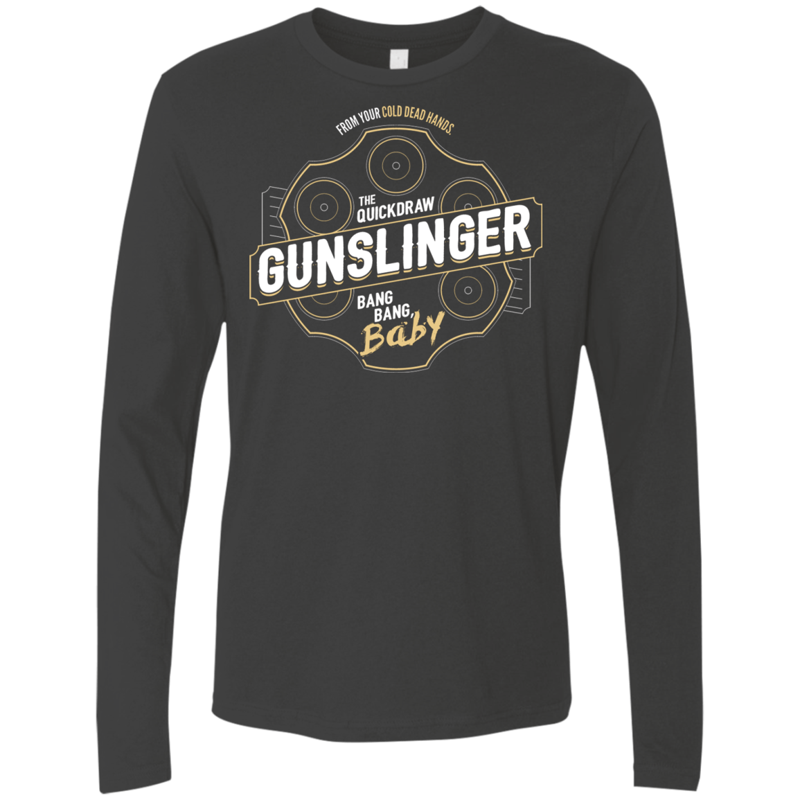 T-Shirts Heavy Metal / S Gunslinger Men's Premium Long Sleeve