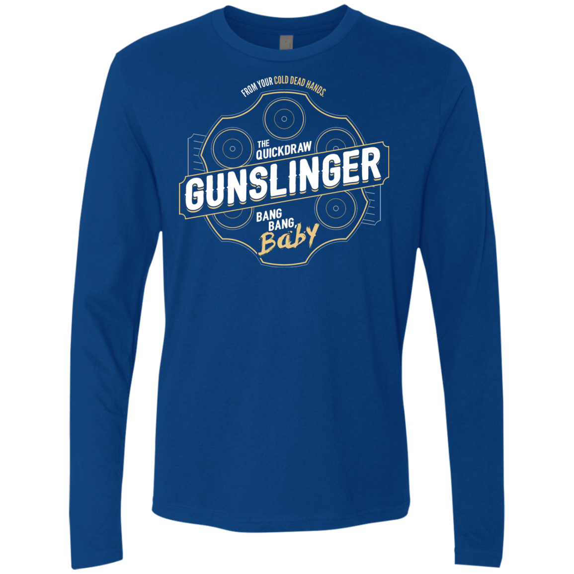 T-Shirts Royal / S Gunslinger Men's Premium Long Sleeve