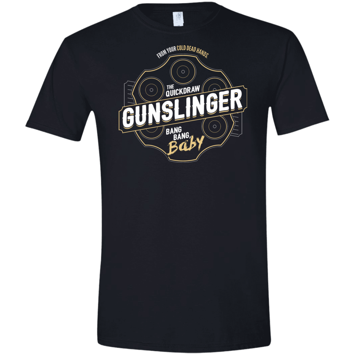 T-Shirts Black / X-Small Gunslinger Men's Semi-Fitted Softstyle