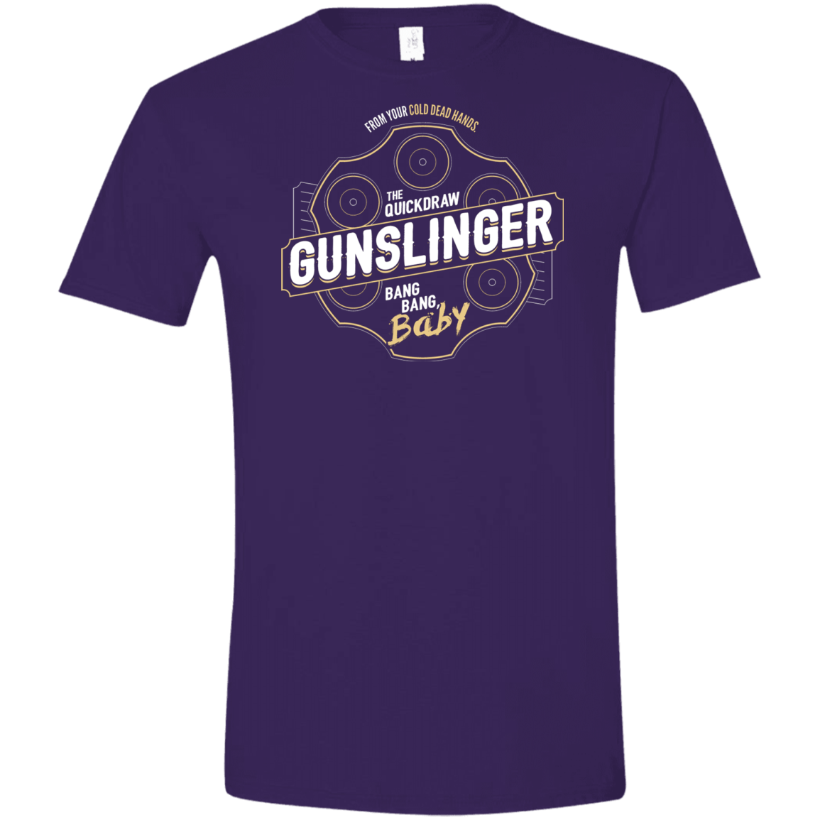 T-Shirts Purple / S Gunslinger Men's Semi-Fitted Softstyle