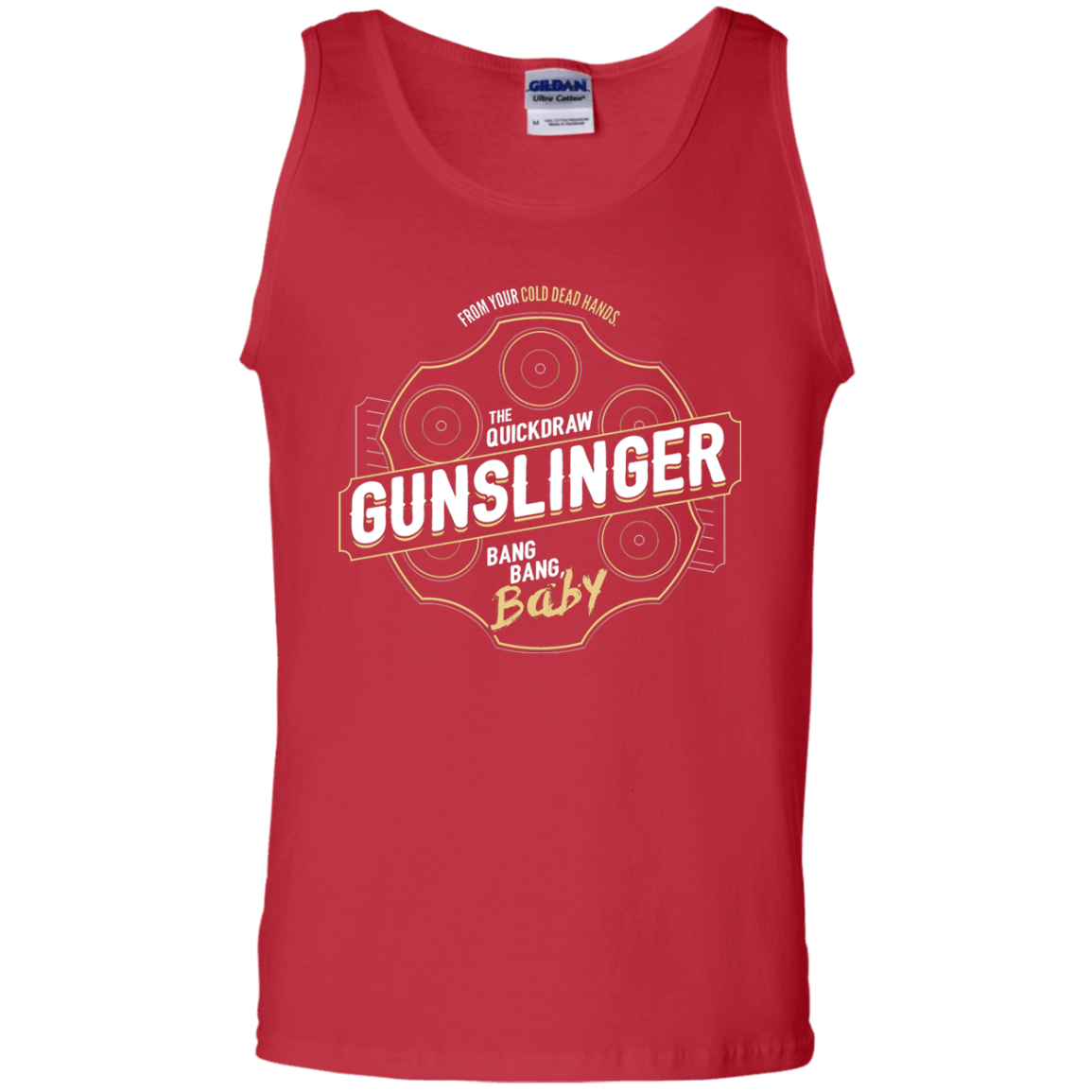 T-Shirts Red / S Gunslinger Men's Tank Top