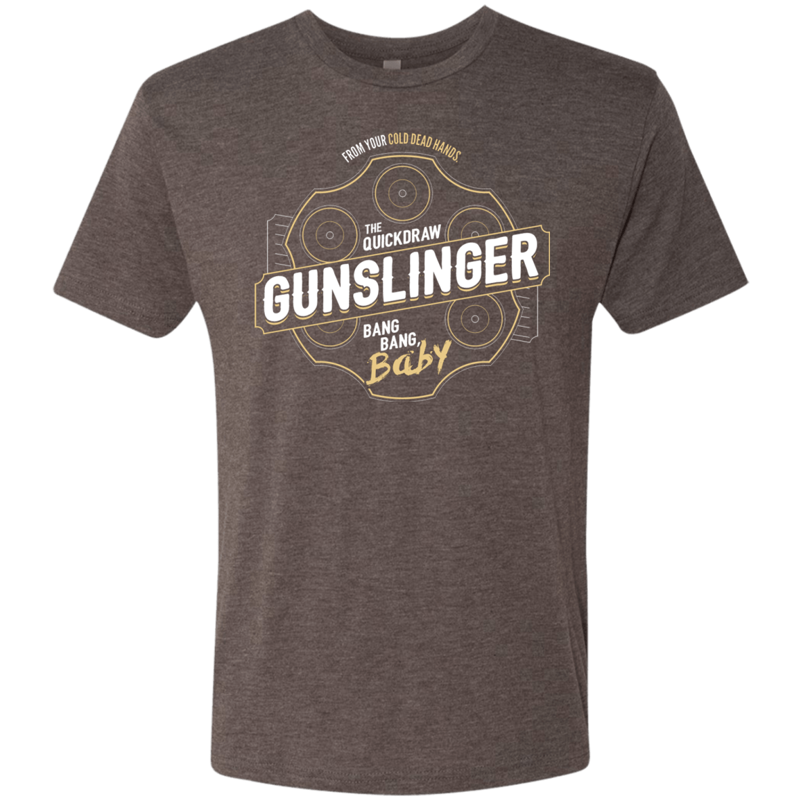 T-Shirts Macchiato / S Gunslinger Men's Triblend T-Shirt