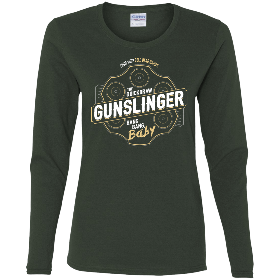 T-Shirts Forest / S Gunslinger Women's Long Sleeve T-Shirt