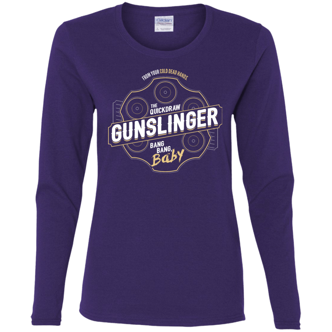 T-Shirts Purple / S Gunslinger Women's Long Sleeve T-Shirt