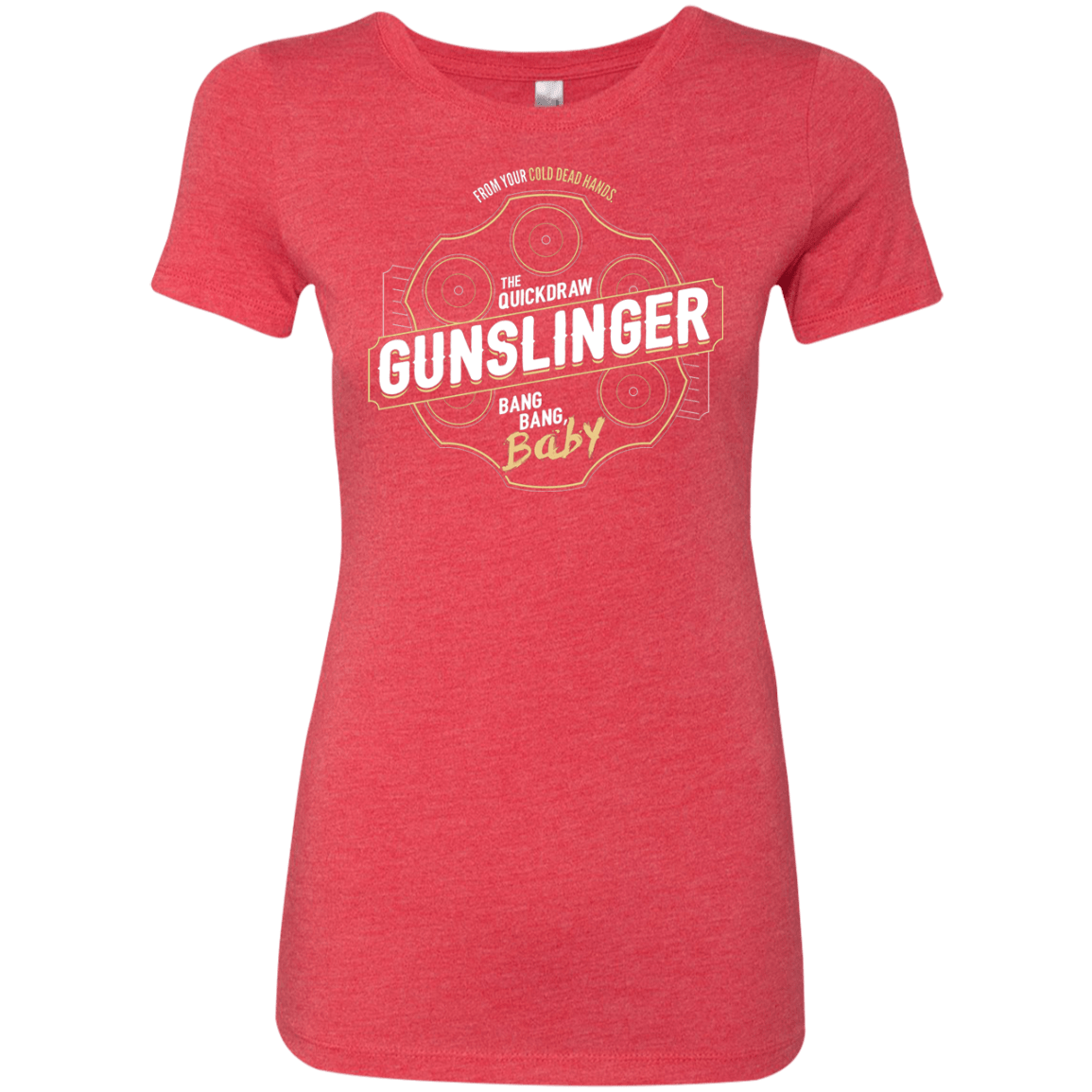 T-Shirts Vintage Red / S Gunslinger Women's Triblend T-Shirt