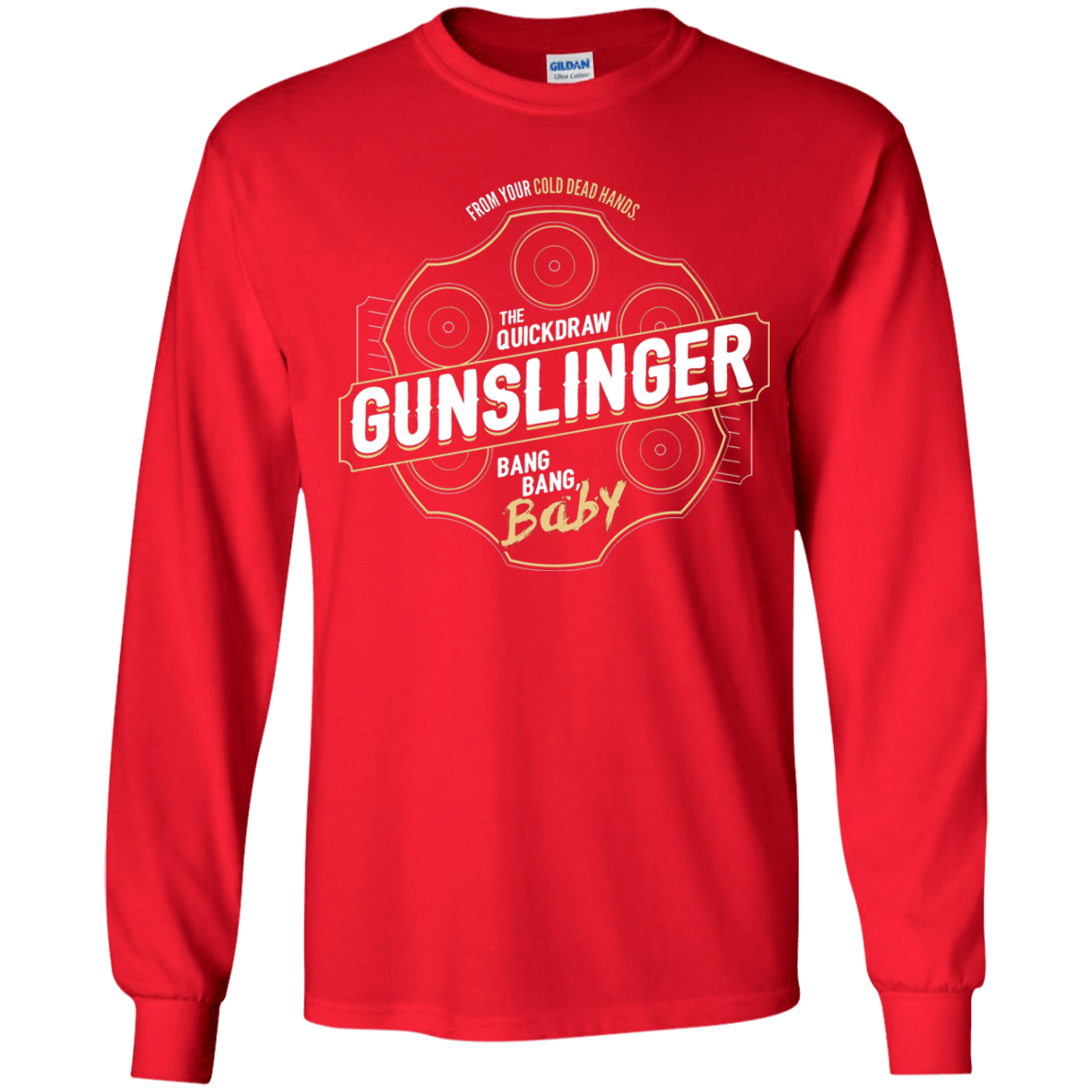 T-Shirts Red / YS Gunslinger Youth Long Sleeve T-Shirt