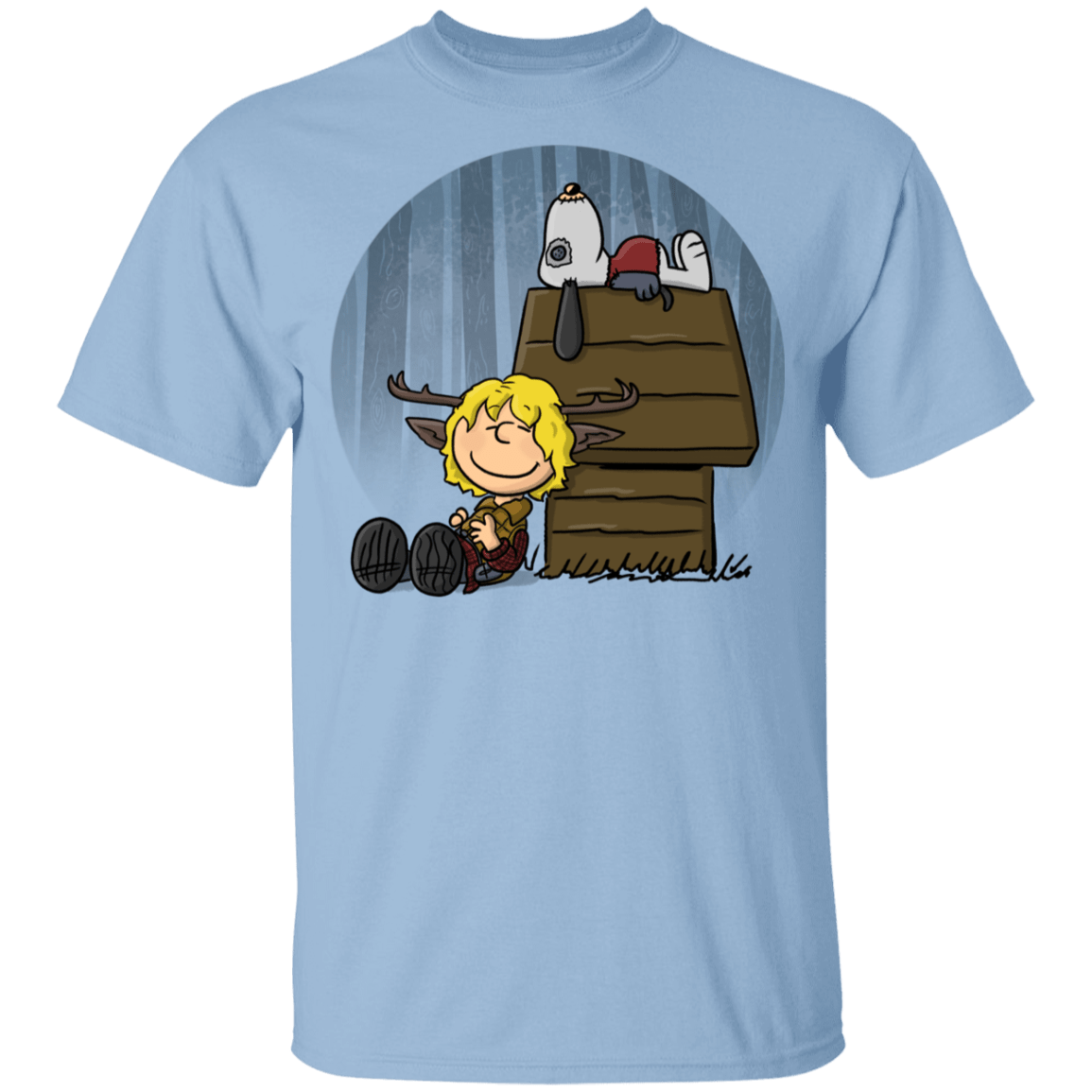 T-Shirts Light Blue / YXS Gus Brown Youth T-Shirt