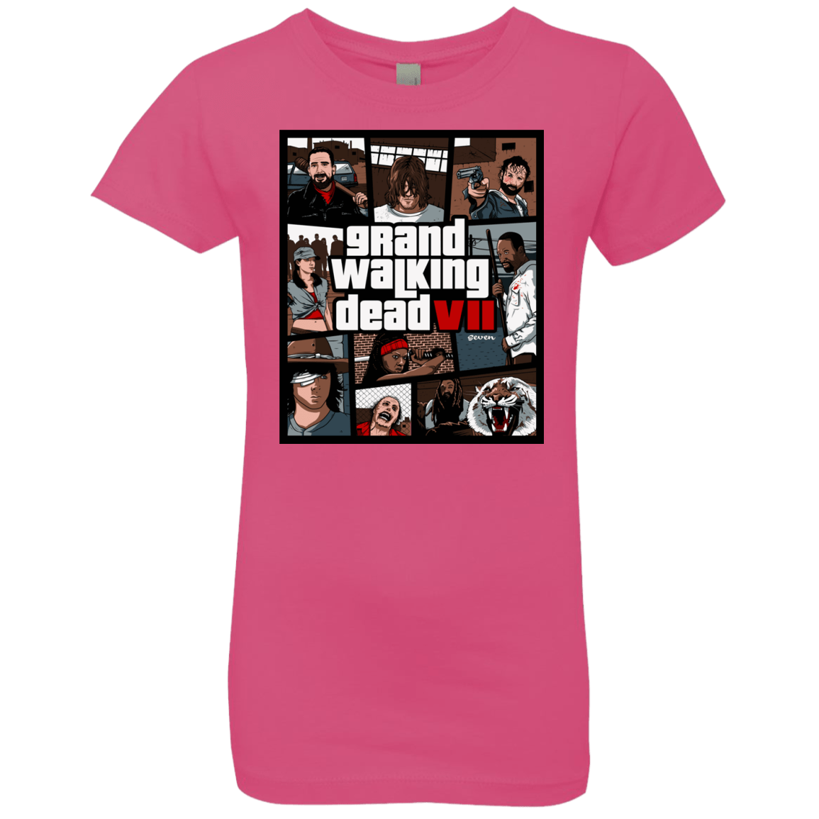 T-Shirts Hot Pink / YXS GWD7 Girls Premium T-Shirt