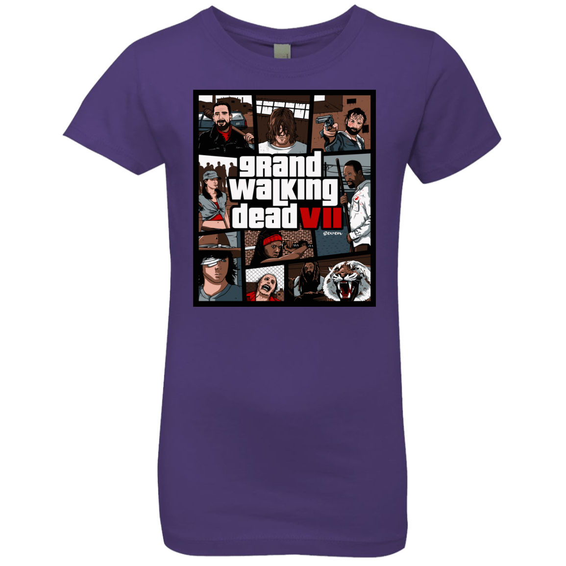 T-Shirts Purple Rush / YXS GWD7 Girls Premium T-Shirt