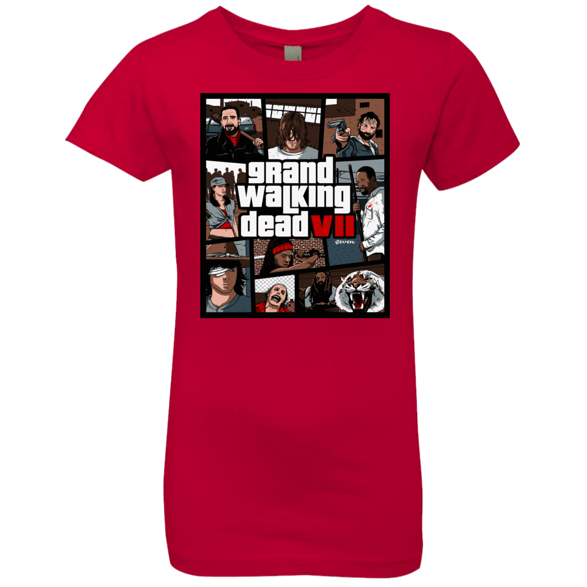 T-Shirts Red / YXS GWD7 Girls Premium T-Shirt