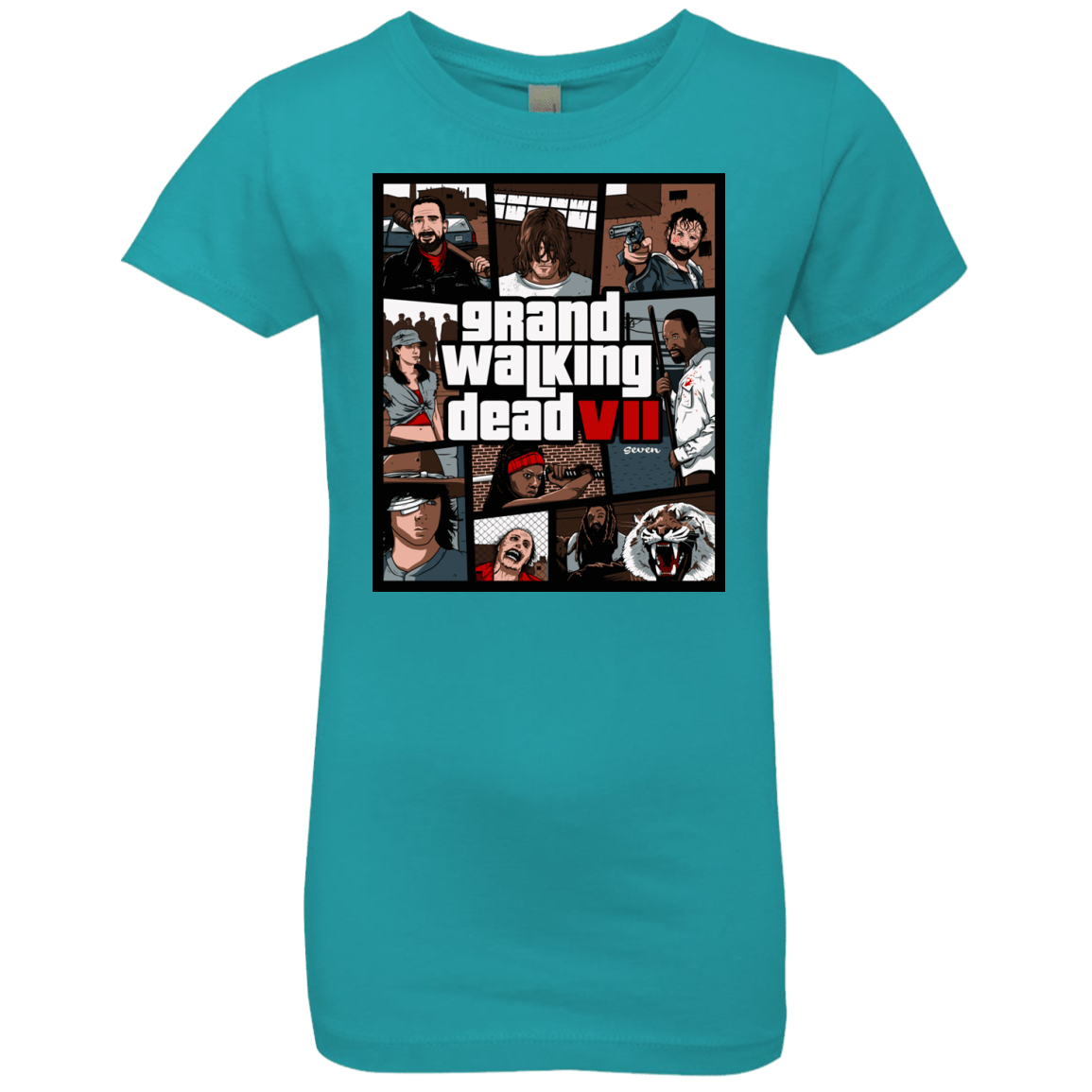 T-Shirts Tahiti Blue / YXS GWD7 Girls Premium T-Shirt