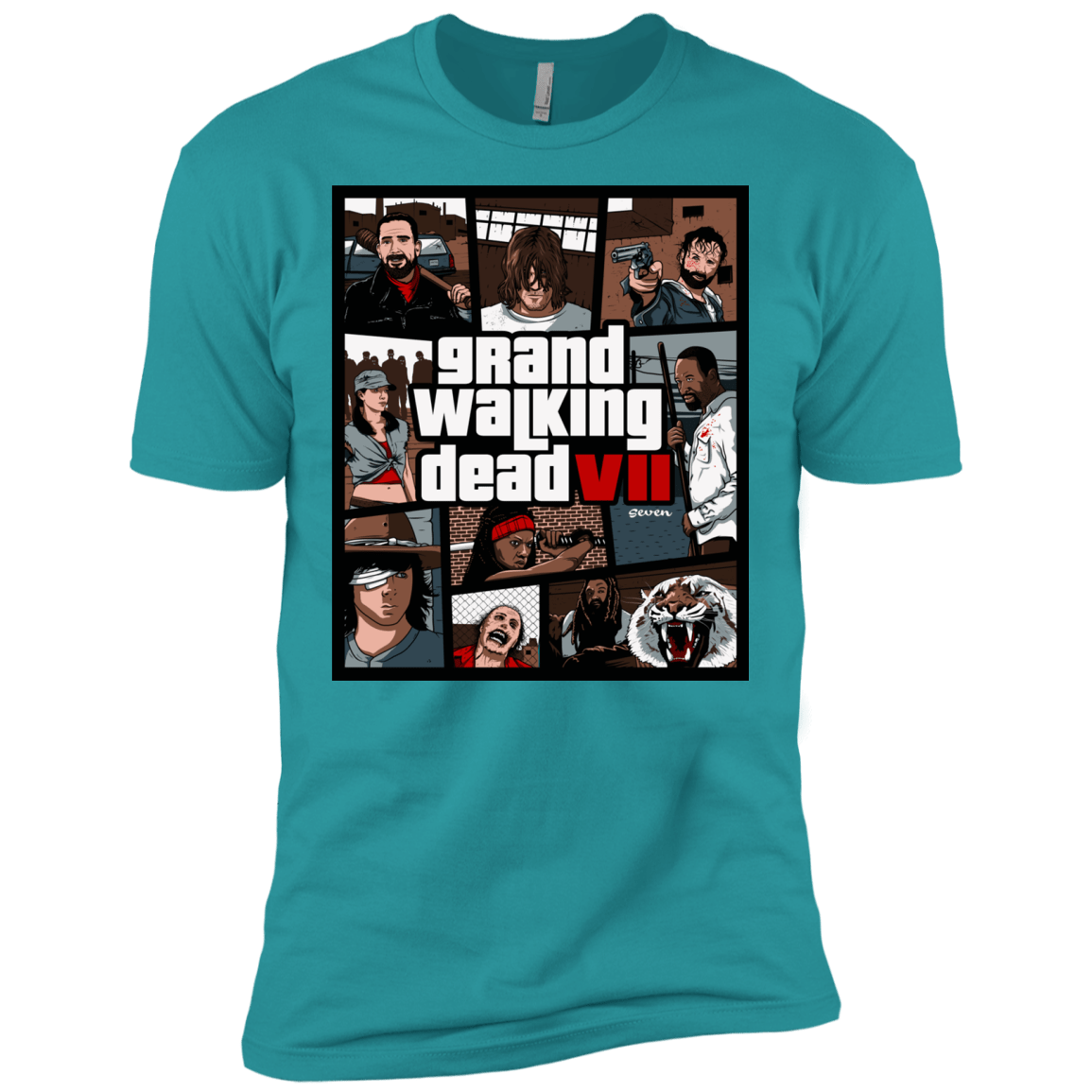 T-Shirts Tahiti Blue / X-Small GWD7 Men's Premium T-Shirt