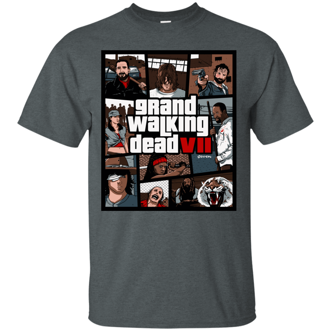 T-Shirts Dark Heather / Small GWD7 T-Shirt