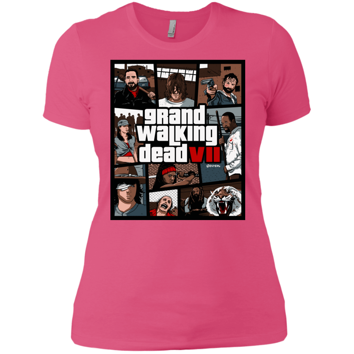 T-Shirts Hot Pink / X-Small GWD7 Women's Premium T-Shirt