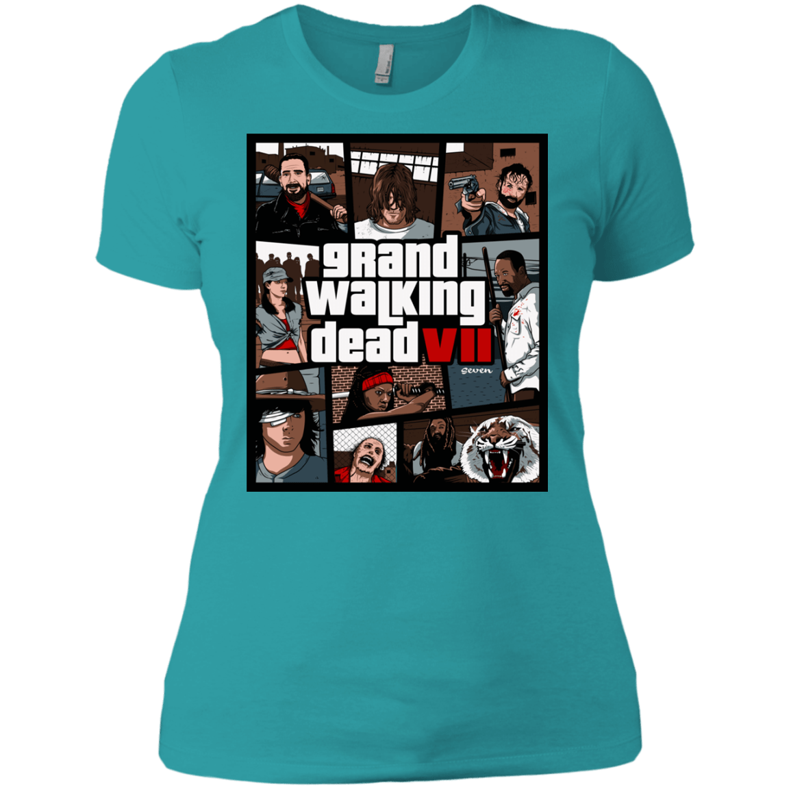 T-Shirts Tahiti Blue / X-Small GWD7 Women's Premium T-Shirt