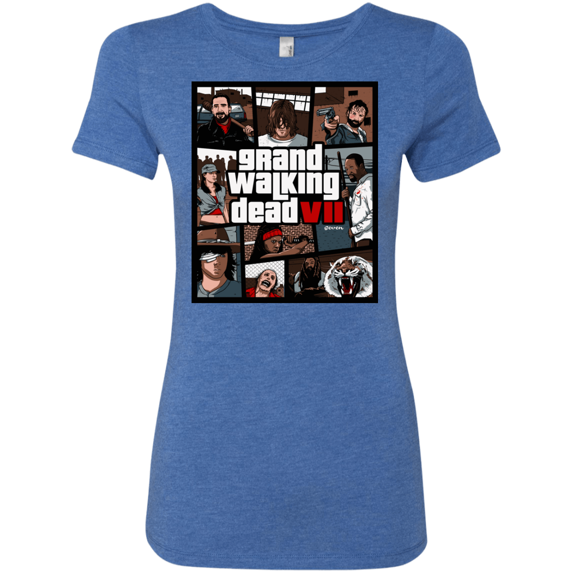 T-Shirts Vintage Royal / Small GWD7 Women's Triblend T-Shirt