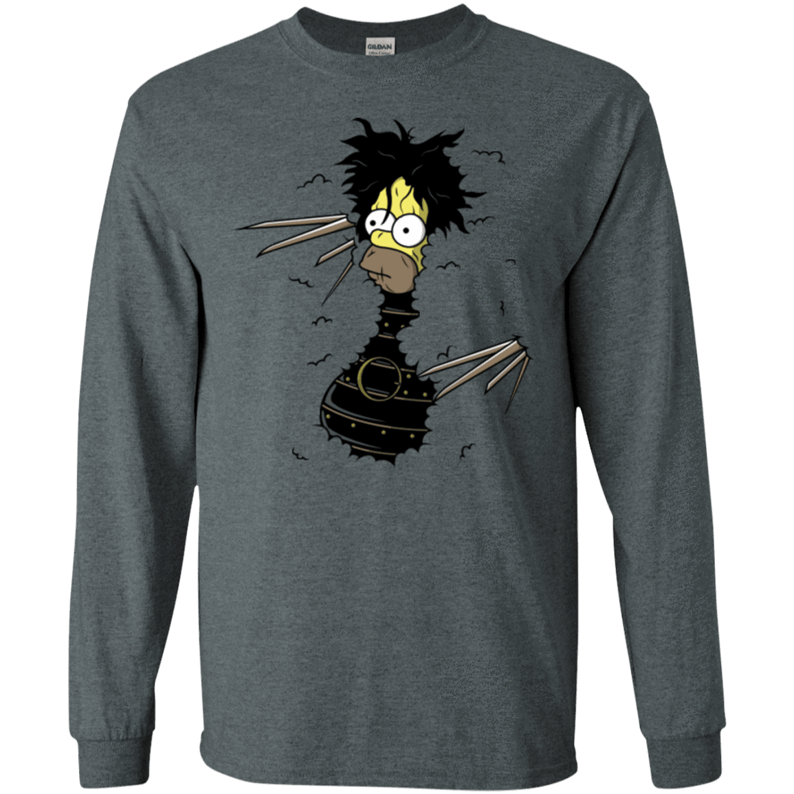T-Shirts Dark Heather / S H. Scissorhands! Men's Long Sleeve T-Shirt