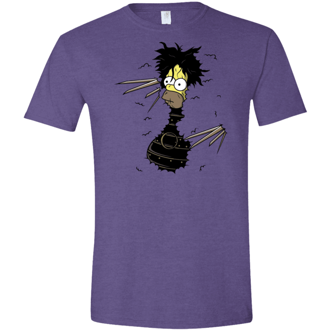 T-Shirts Heather Purple / S H. Scissorhands! Men's Semi-Fitted Softstyle