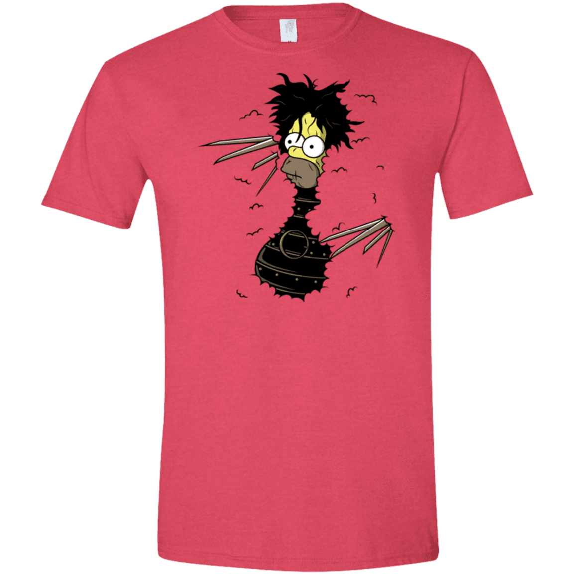 T-Shirts Heather Red / S H. Scissorhands! Men's Semi-Fitted Softstyle