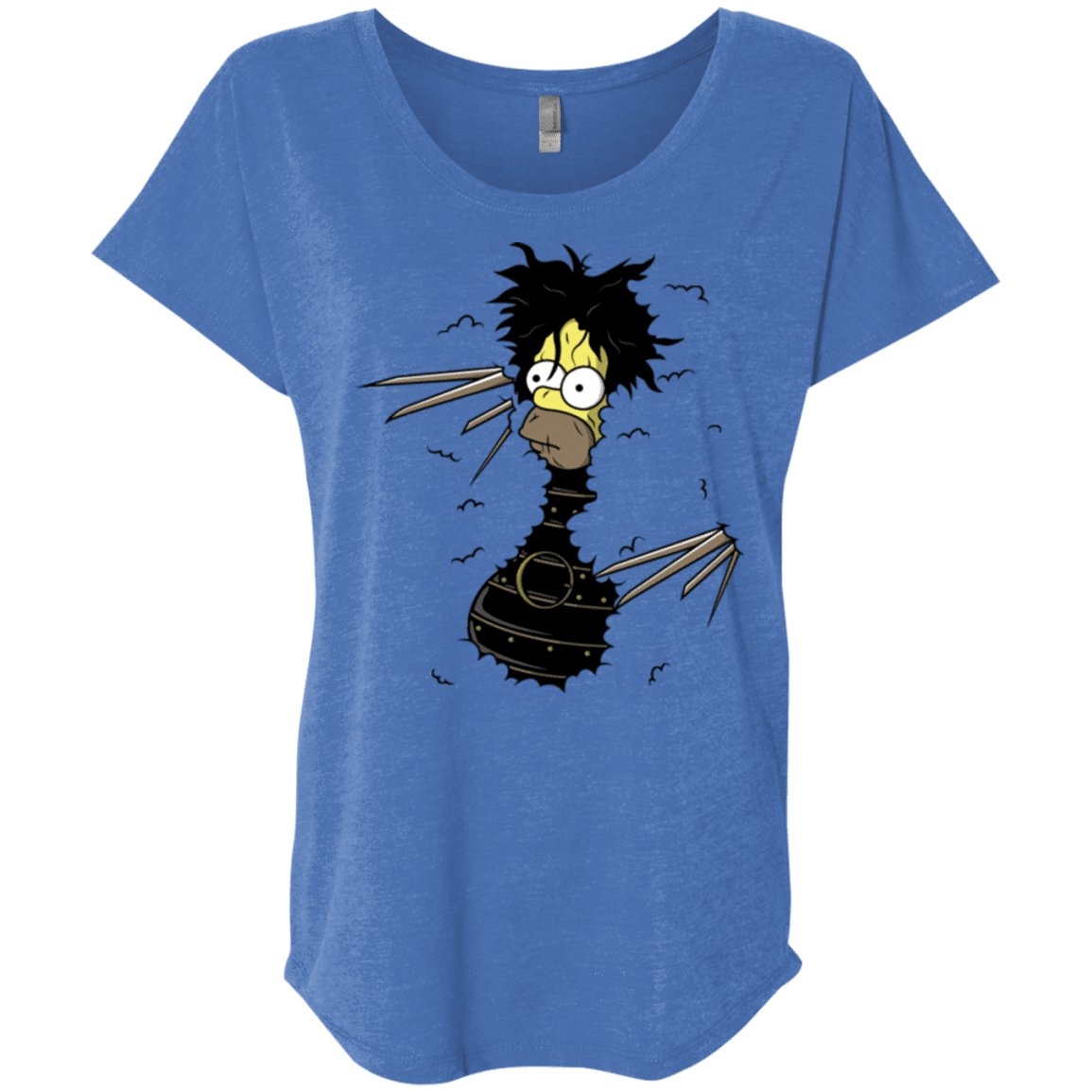 T-Shirts Vintage Royal / X-Small H. Scissorhands! Triblend Dolman Sleeve