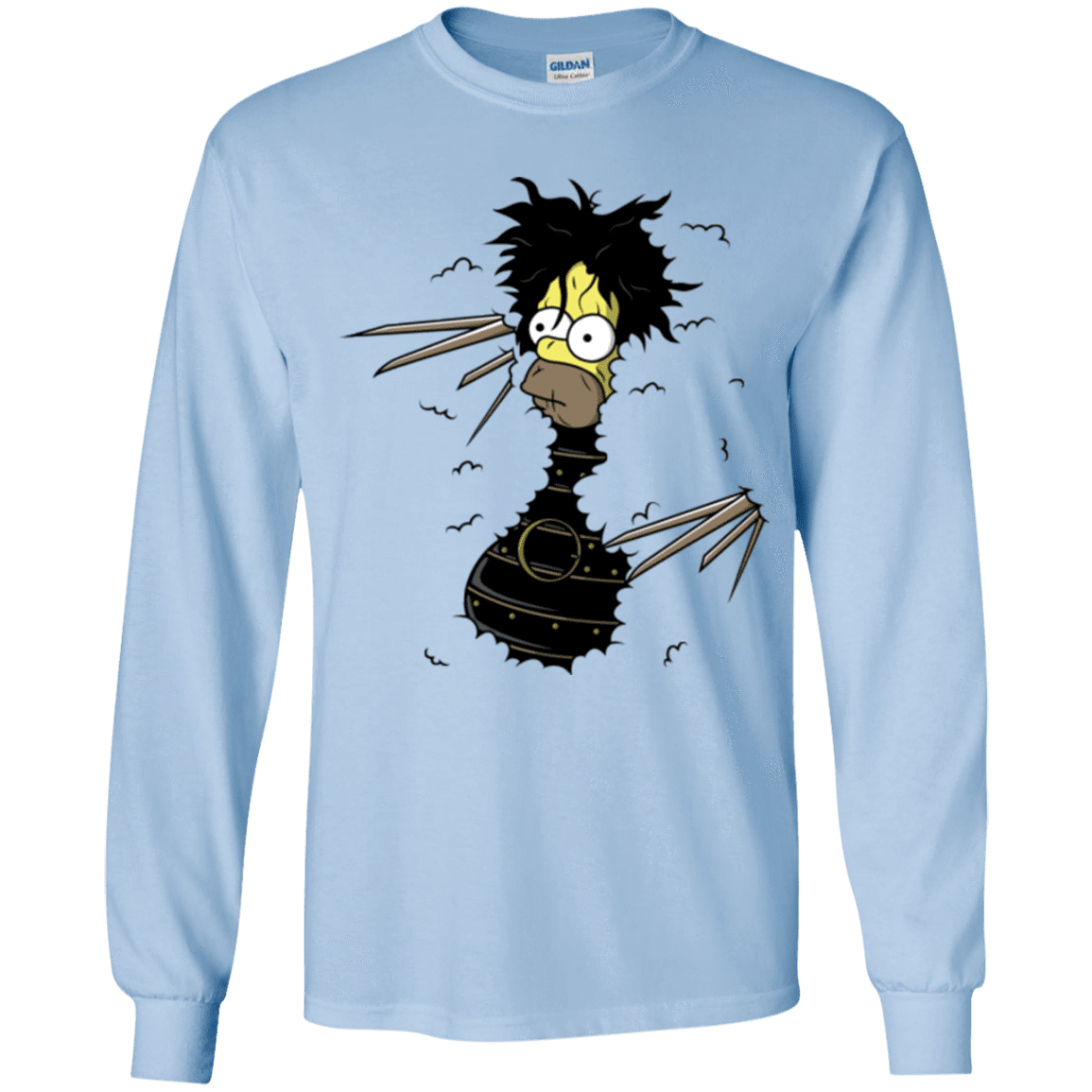 T-Shirts Light Blue / YS H. Scissorhands! Youth Long Sleeve T-Shirt