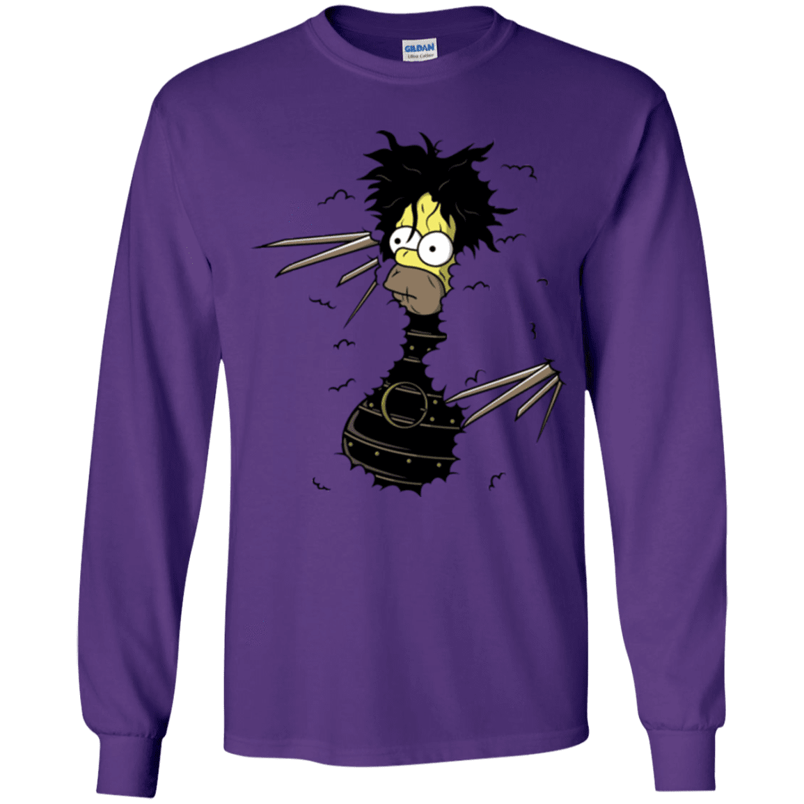 T-Shirts Purple / YS H. Scissorhands! Youth Long Sleeve T-Shirt