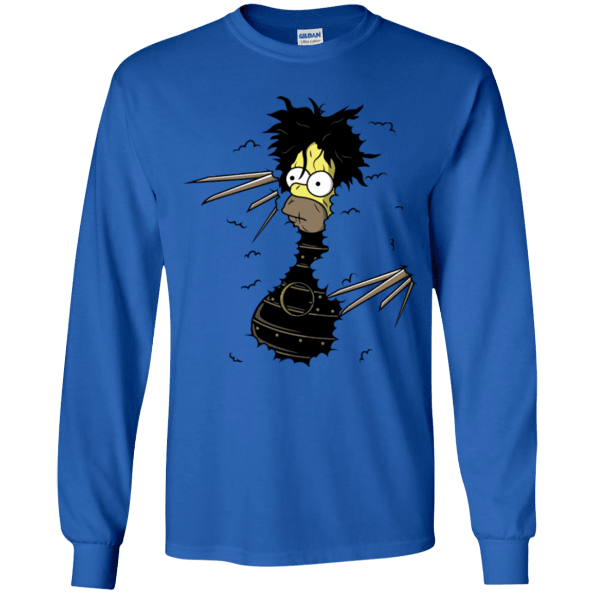 T-Shirts Royal / YS H. Scissorhands! Youth Long Sleeve T-Shirt