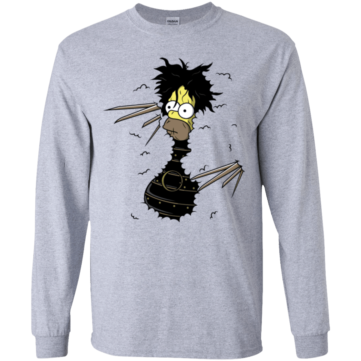 T-Shirts Sport Grey / YS H. Scissorhands! Youth Long Sleeve T-Shirt