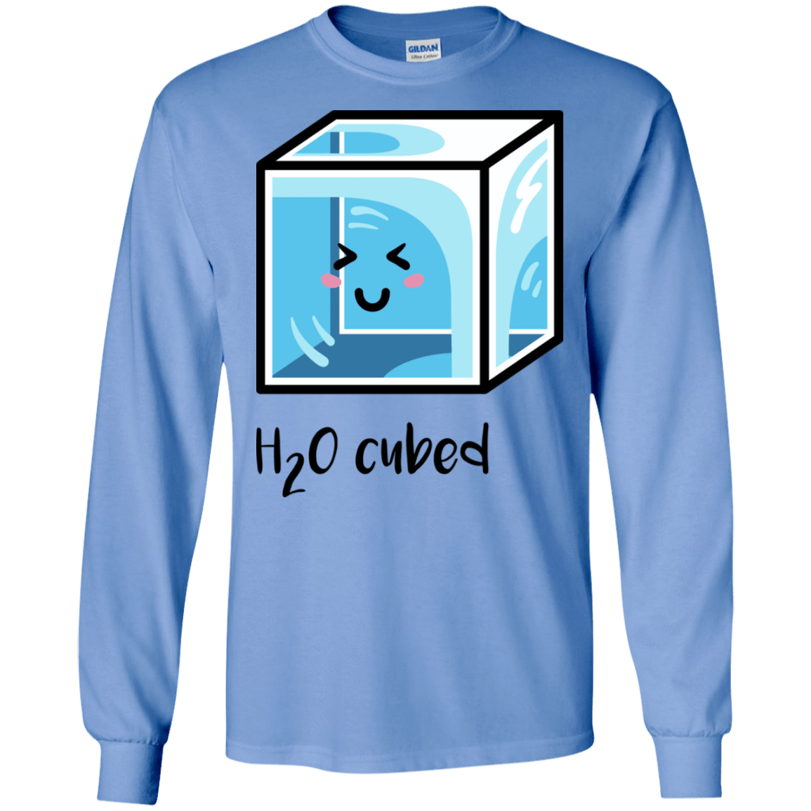 T-Shirts Carolina Blue / S H2O Cubed Men's Long Sleeve T-Shirt