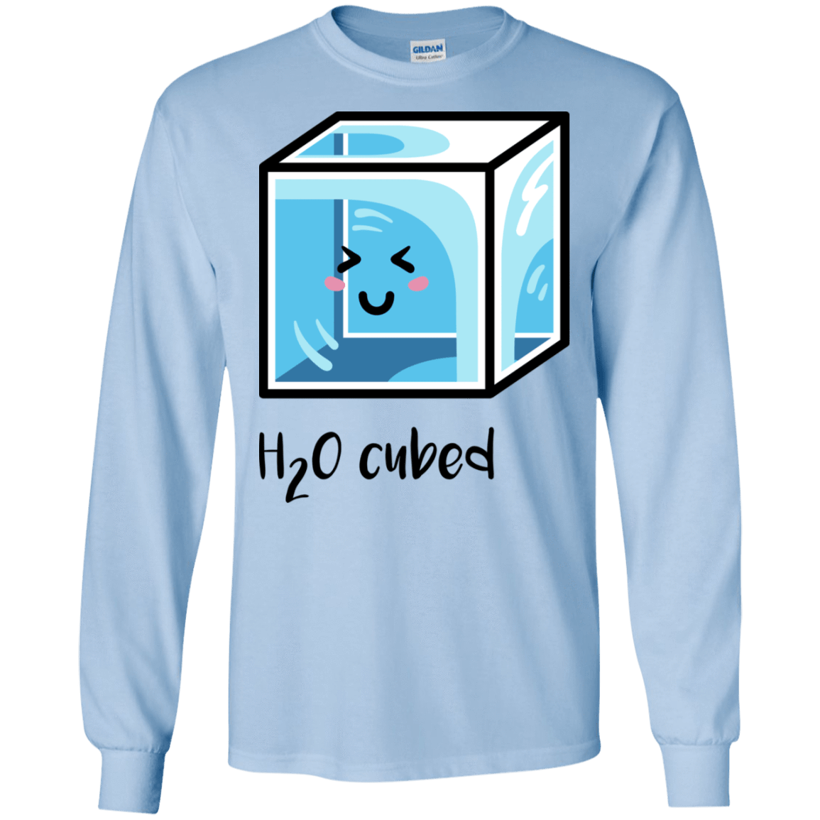 T-Shirts Light Blue / S H2O Cubed Men's Long Sleeve T-Shirt