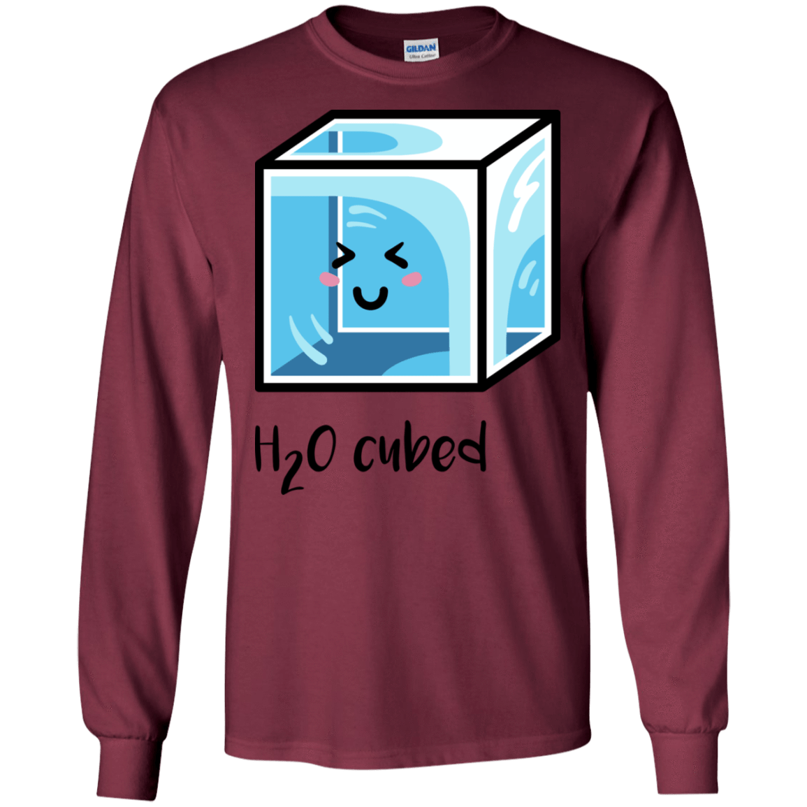 T-Shirts Maroon / S H2O Cubed Men's Long Sleeve T-Shirt