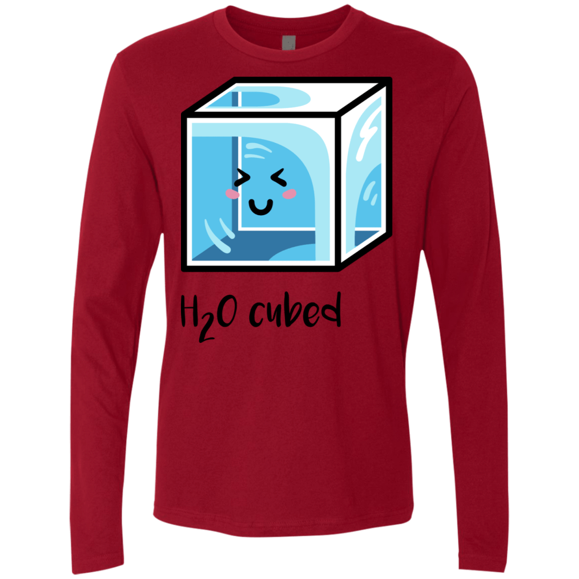 T-Shirts Cardinal / S H2O Cubed Men's Premium Long Sleeve