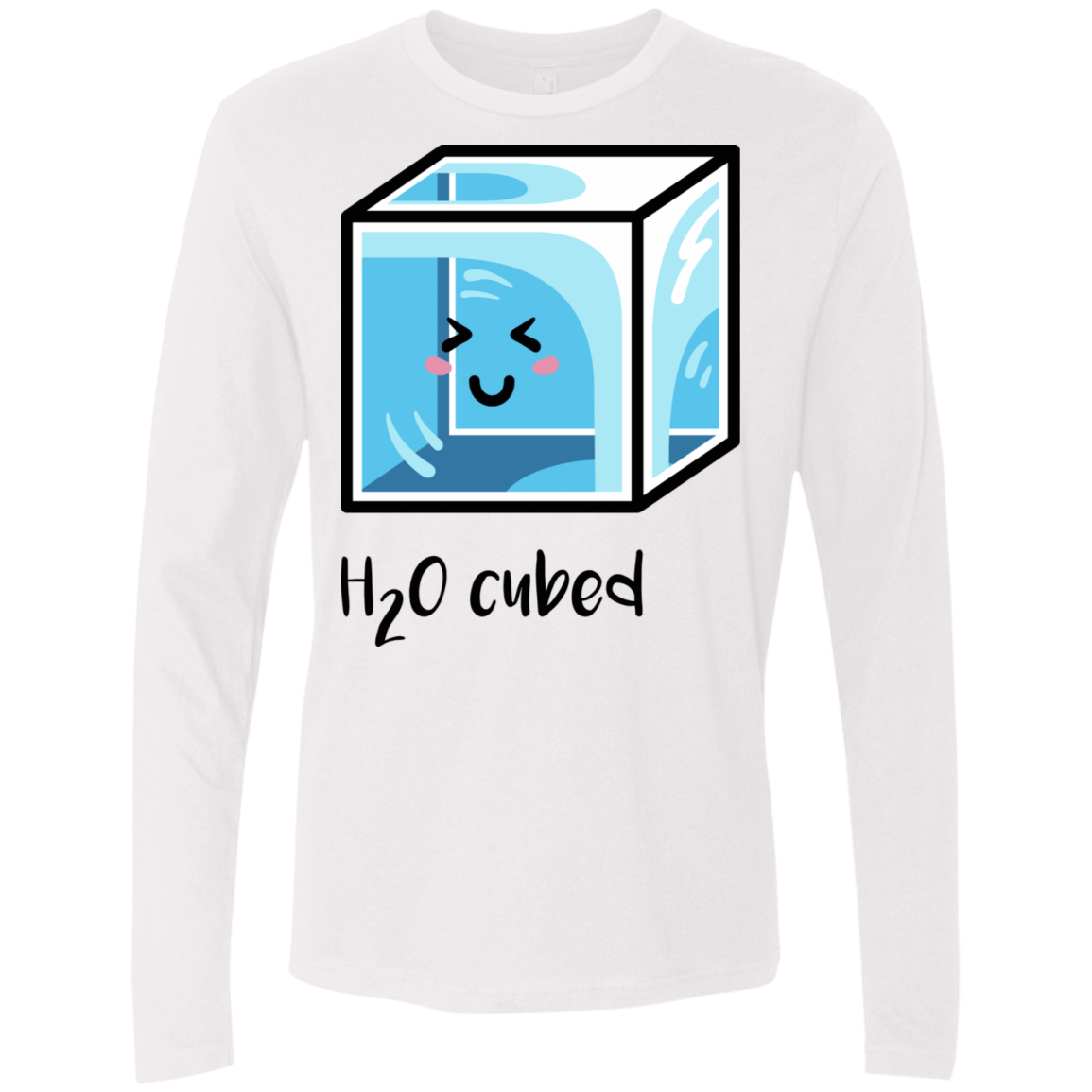 T-Shirts White / S H2O Cubed Men's Premium Long Sleeve