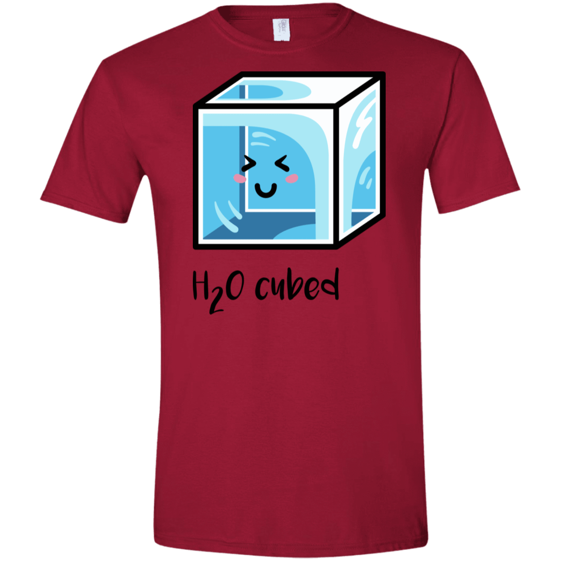 T-Shirts Cardinal Red / S H2O Cubed Men's Semi-Fitted Softstyle