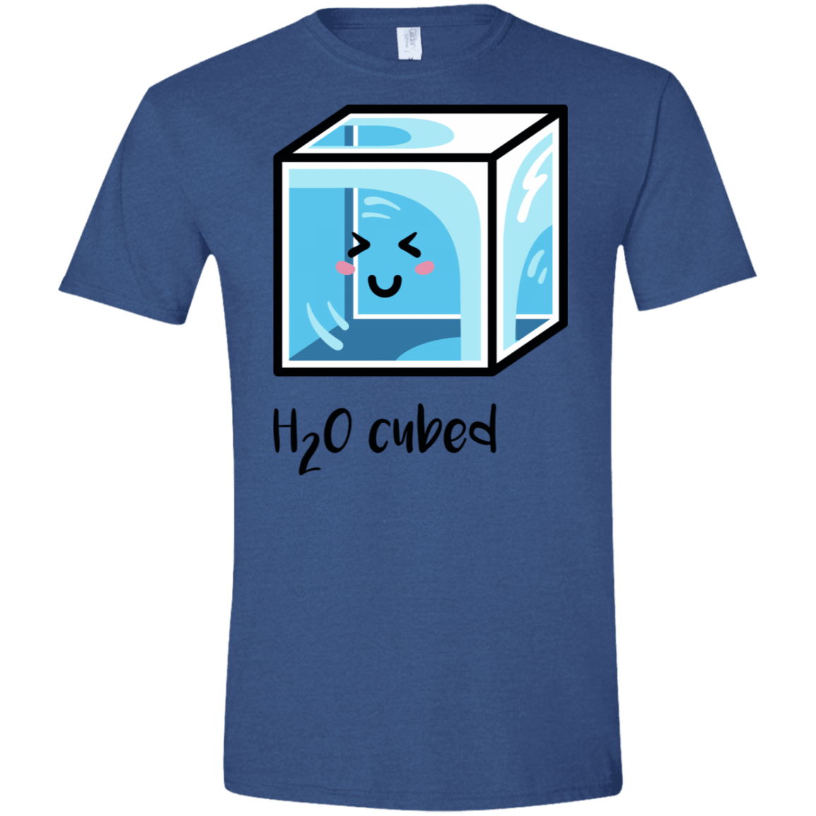 T-Shirts Heather Royal / X-Small H2O Cubed Men's Semi-Fitted Softstyle