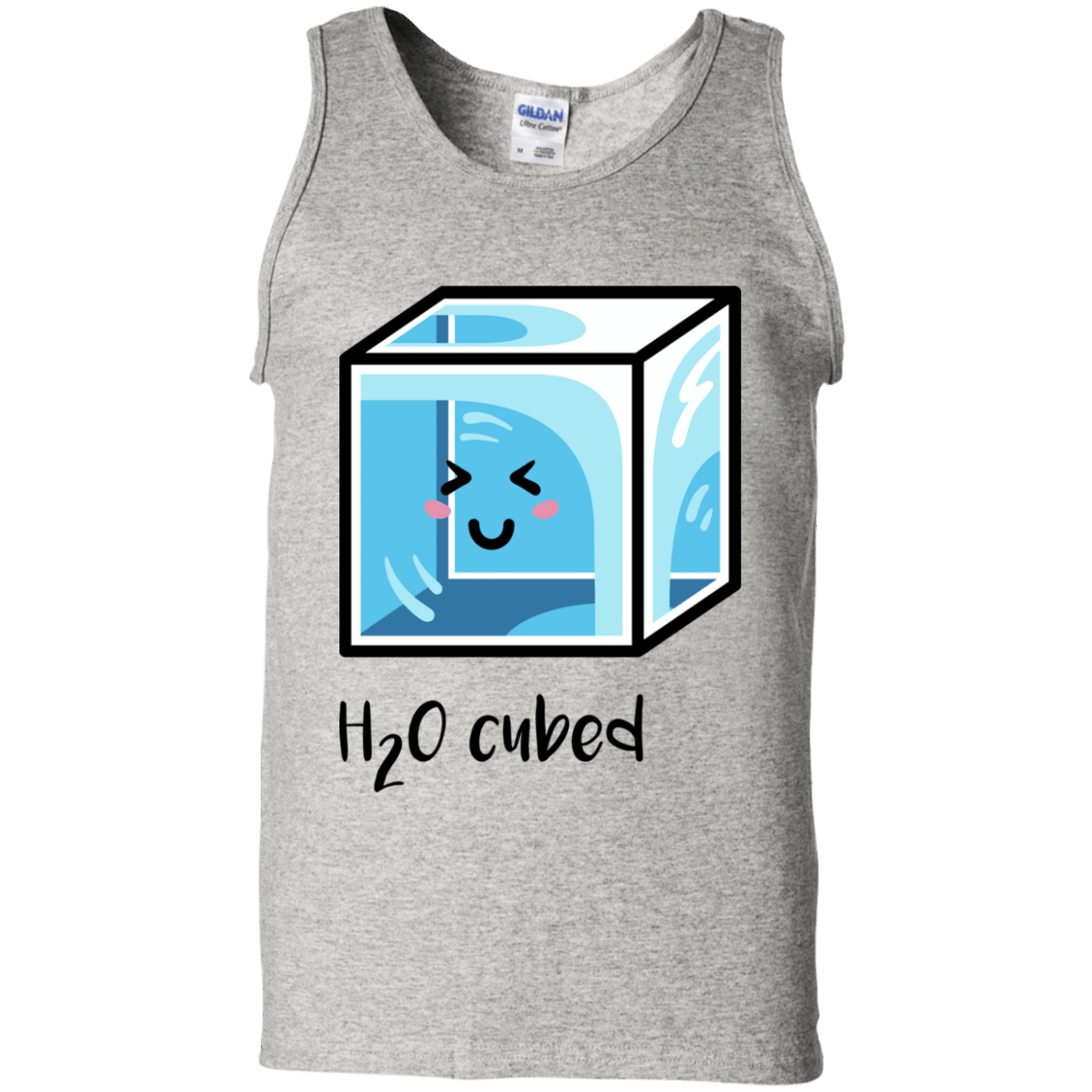 T-Shirts Ash / S H2O Cubed Men's Tank Top