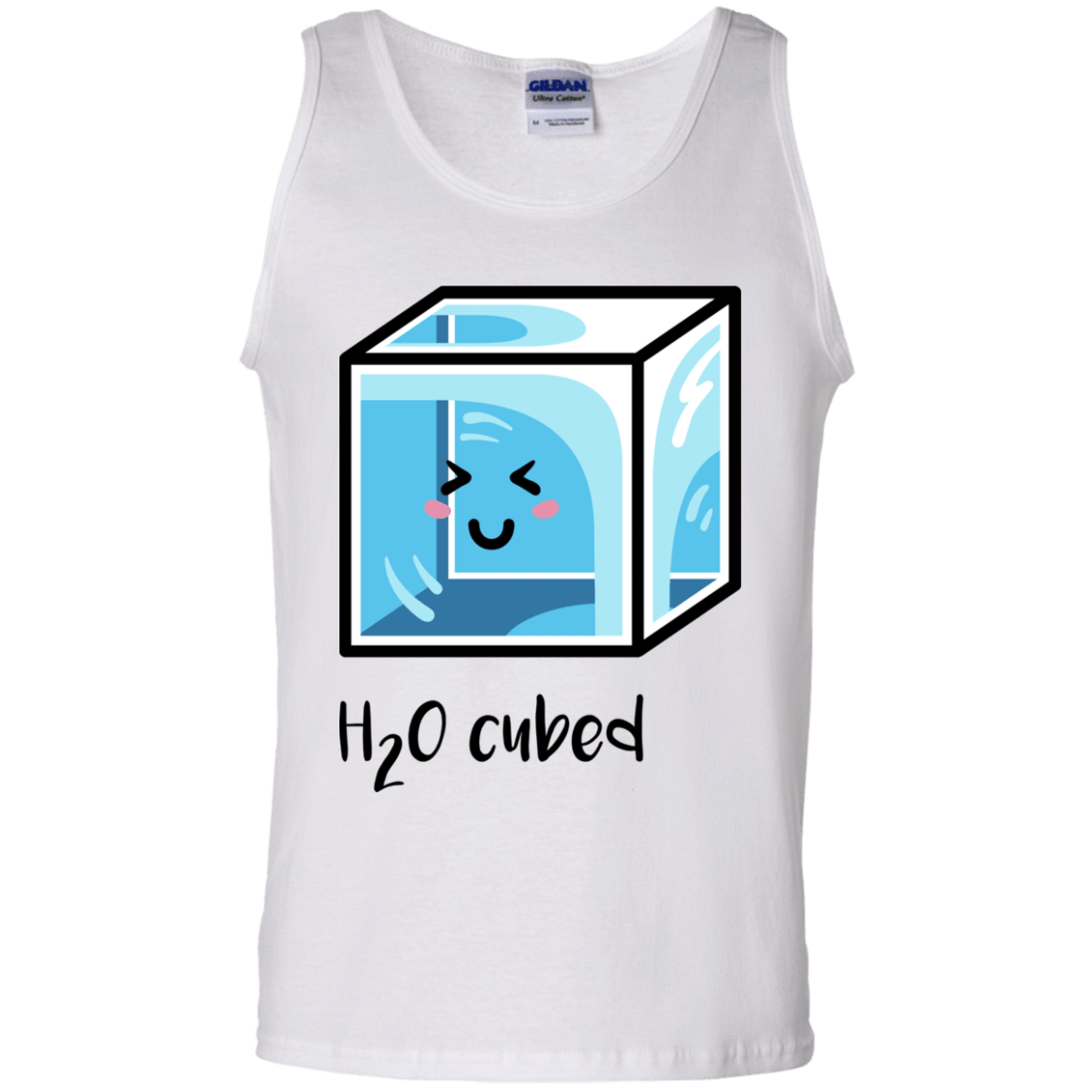 T-Shirts White / S H2O Cubed Men's Tank Top