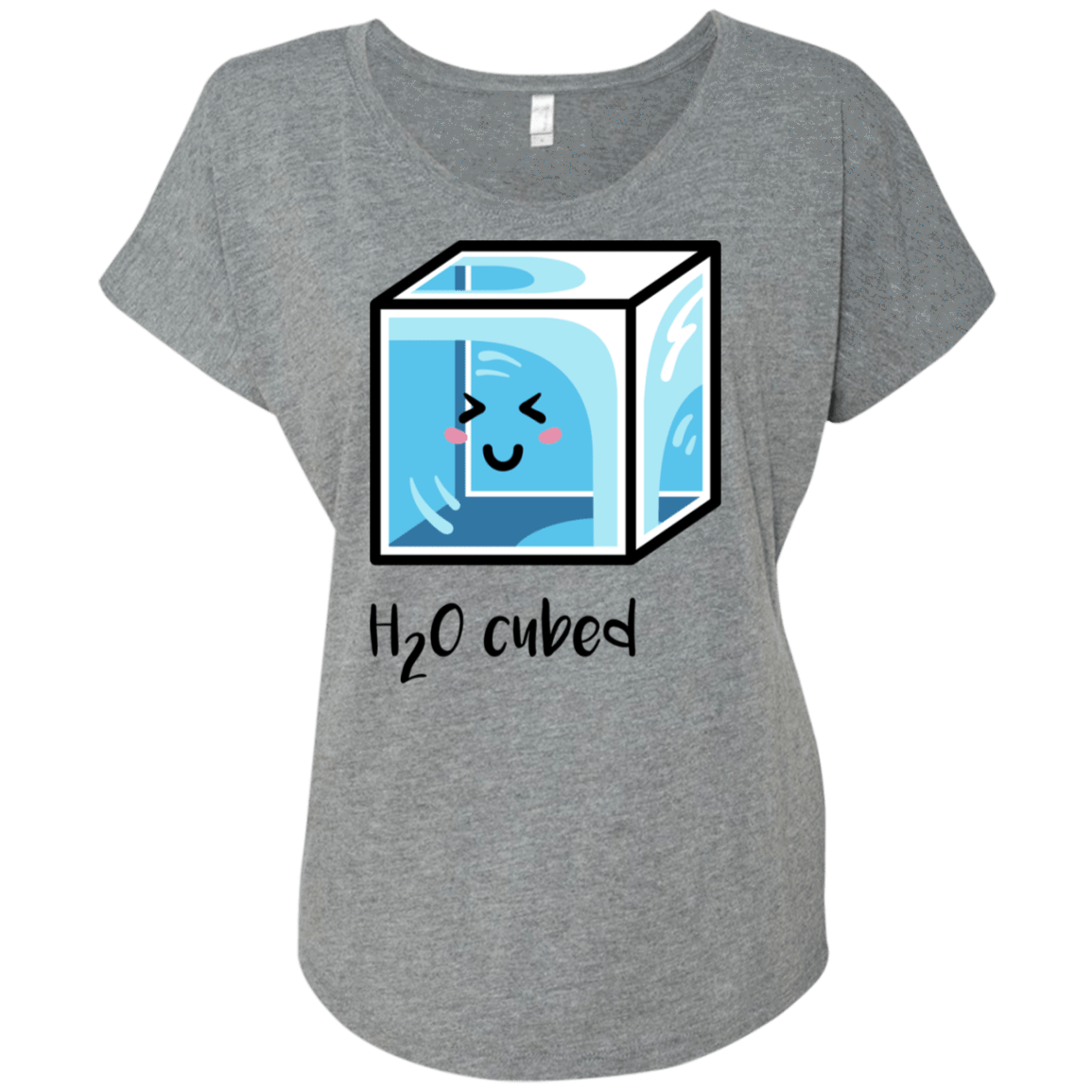 T-Shirts Premium Heather / X-Small H2O Cubed Triblend Dolman Sleeve