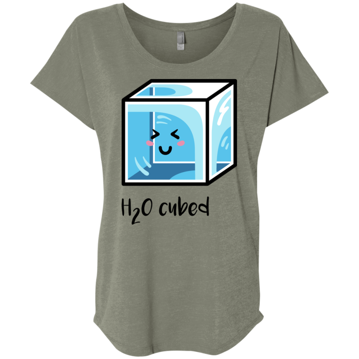 T-Shirts Venetian Grey / X-Small H2O Cubed Triblend Dolman Sleeve