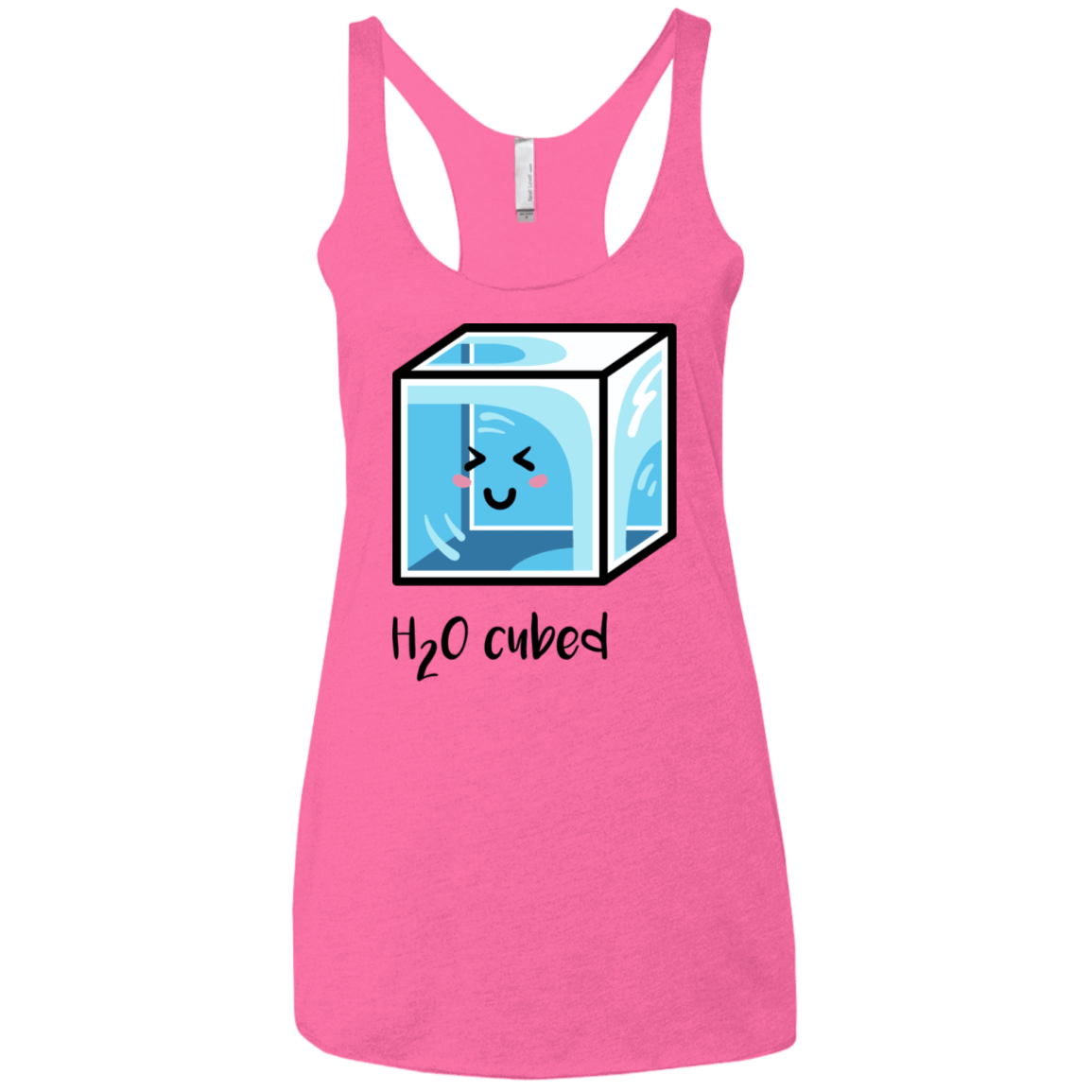 T-Shirts Vintage Pink / X-Small H2O Cubed Women's Triblend Racerback Tank