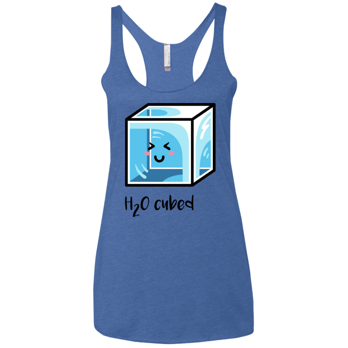 T-Shirts Vintage Royal / X-Small H2O Cubed Women's Triblend Racerback Tank