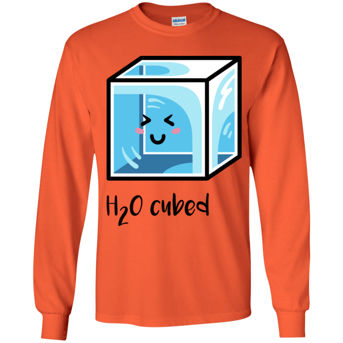 T-Shirts Orange / YS H2O Cubed Youth Long Sleeve T-Shirt