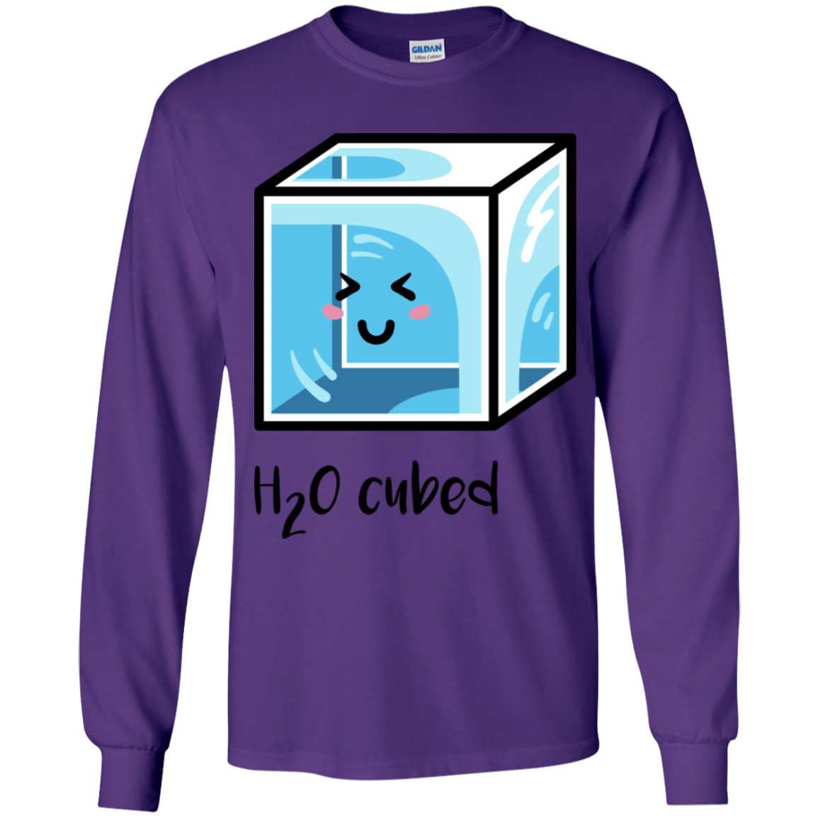 T-Shirts Purple / YS H2O Cubed Youth Long Sleeve T-Shirt