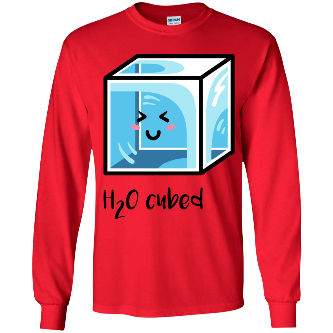 T-Shirts Red / YS H2O Cubed Youth Long Sleeve T-Shirt