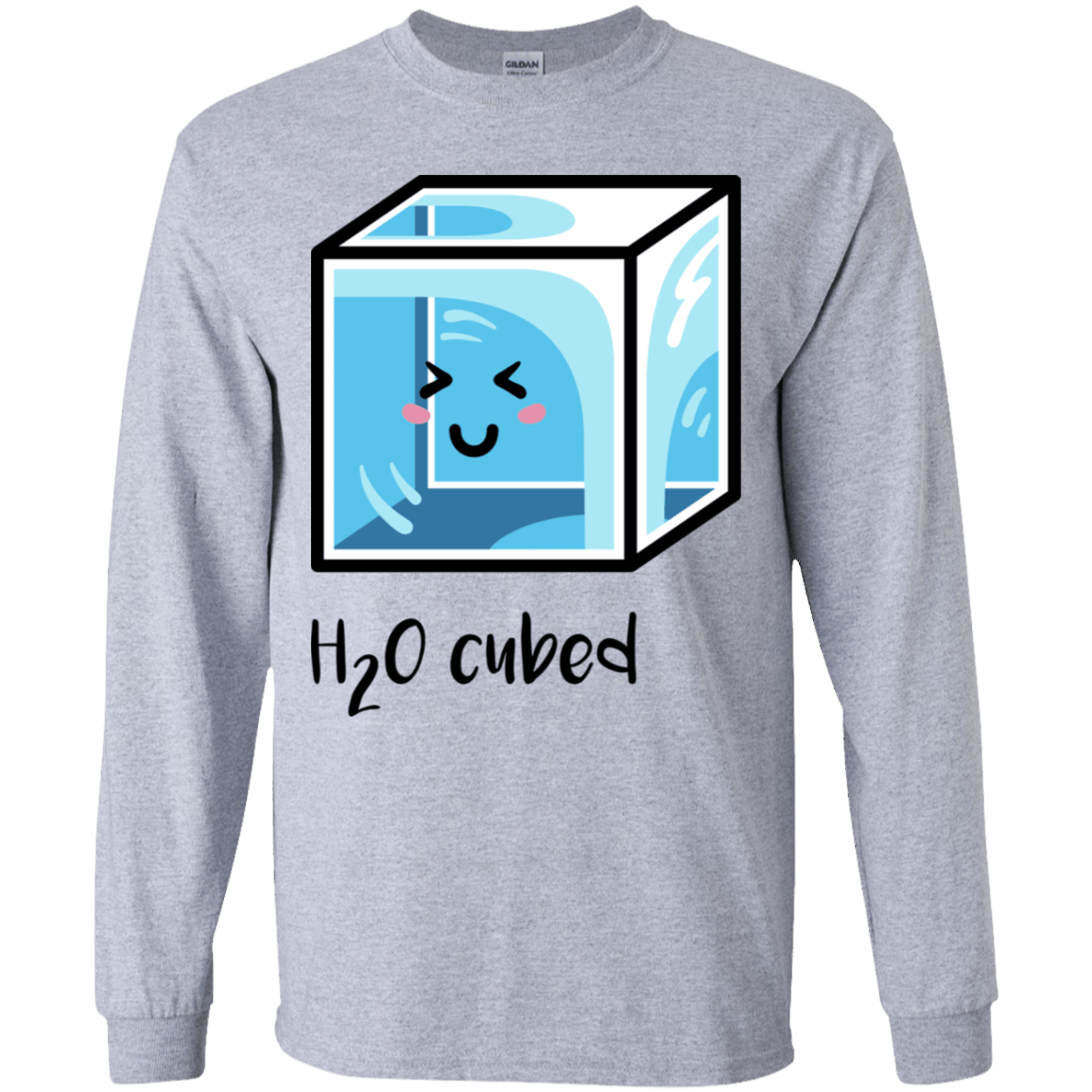 T-Shirts Sport Grey / YS H2O Cubed Youth Long Sleeve T-Shirt